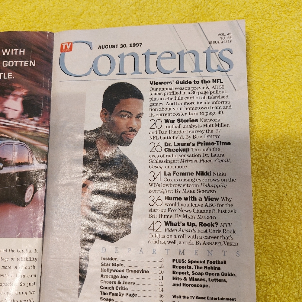 TV Guide Aug-Sept 1997 - Picture 4 of 6